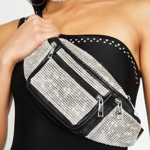 Dolls Kill Gimme the Loot Rhinestone Fanny